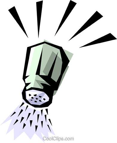 392x480 Salt Pepper Shaker Royalty Free Vector Clip Art Illustration