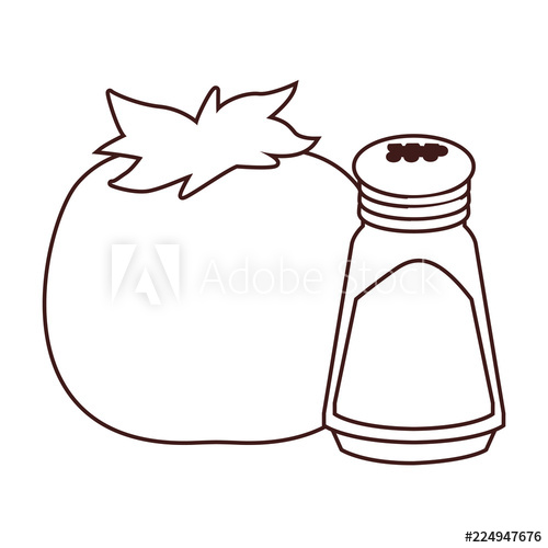 500x500 Tomato And Salt Shaker