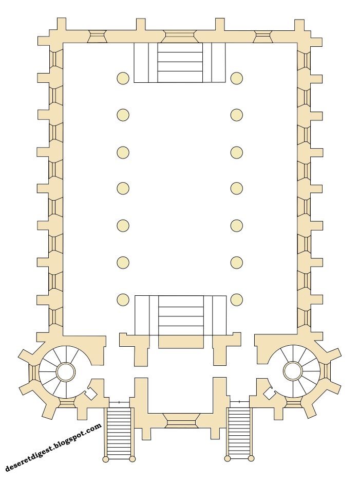 699x933 Deseret Digest Original Layout Of The St George Utah Temple