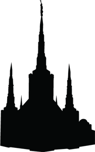 188x300 Free Silhouette Clipart Portland Oregon Temple Silhouette