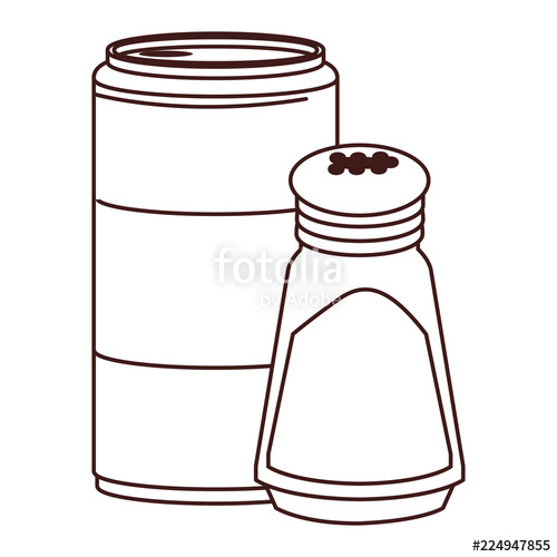 500x500 Soda Can And Salt Shaker Stock Image And Royalty Free Vector