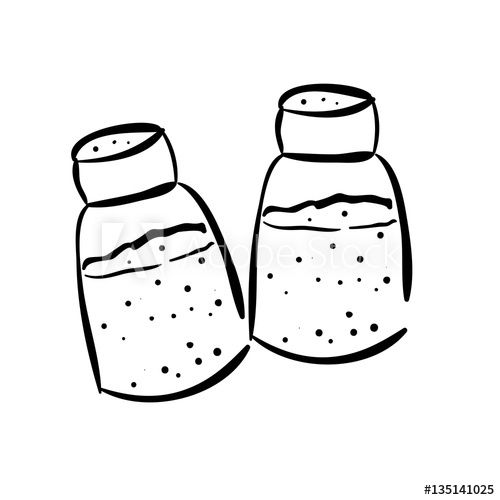 Salt Shaker Drawing | Free download on ClipArtMag