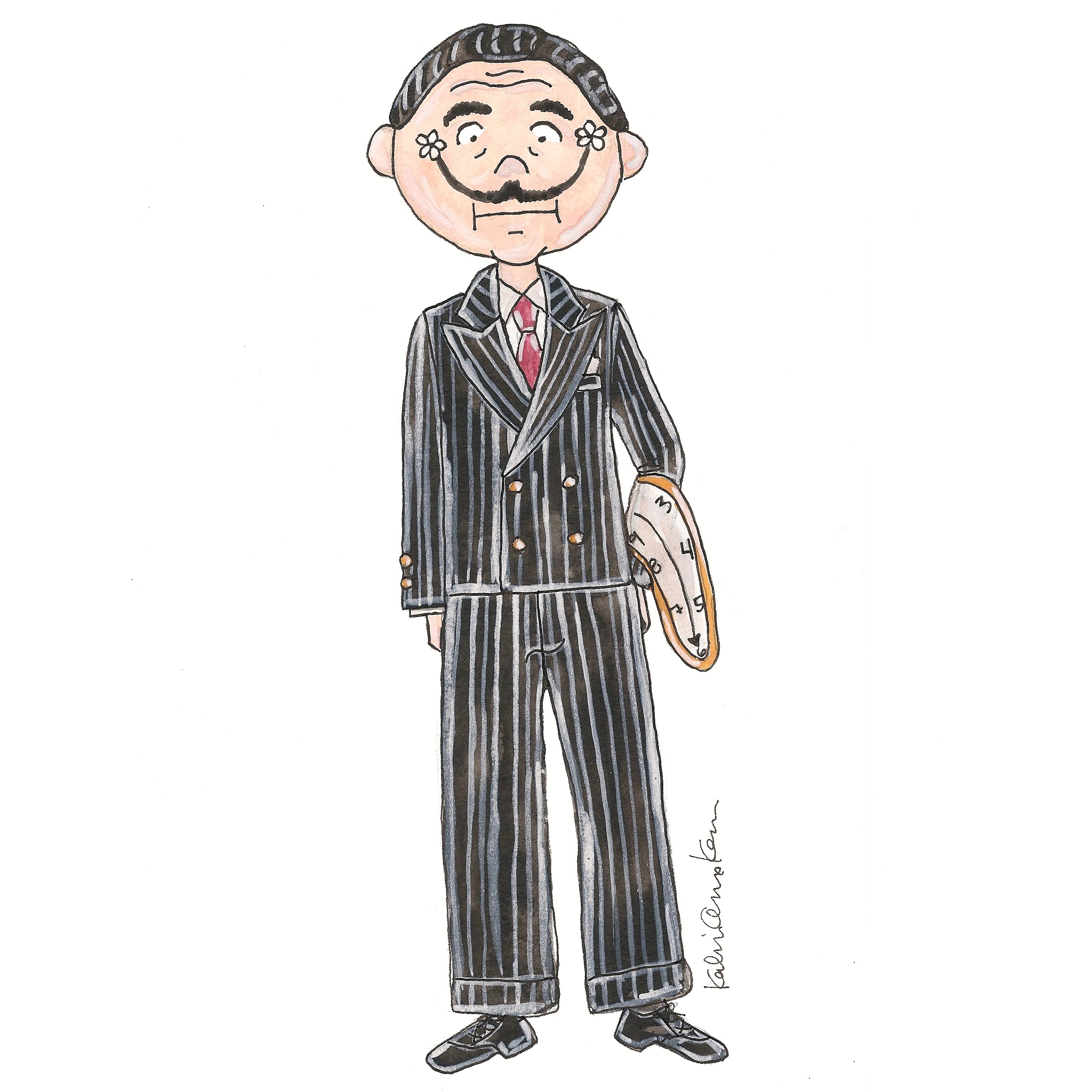 2720x2720 Little Salvador Dali Illustration Kahri