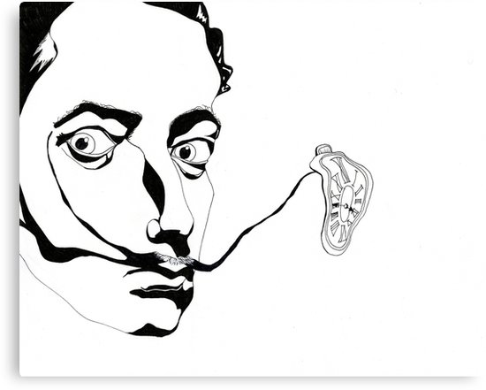 550x441 Salvador Dali Canvas Prints
