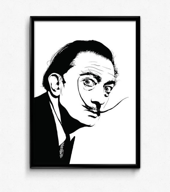 580x655 Salvador Dali Poster