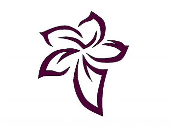 350x262 How To Draw A Tribal Flower Tattoo, Step