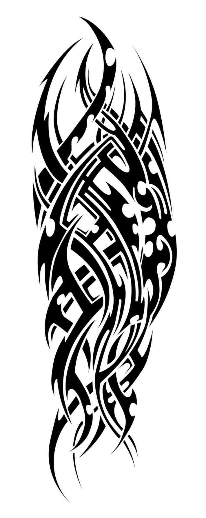 711x1787 Black Maori Hawaiian Tribal Drawings On Paper Polynesian Half