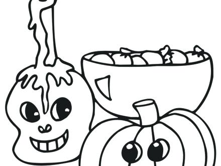 440x330 Halloween Decorations Coloring Pages Coloring