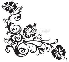 236x214 Hawaiian Flower Drawing