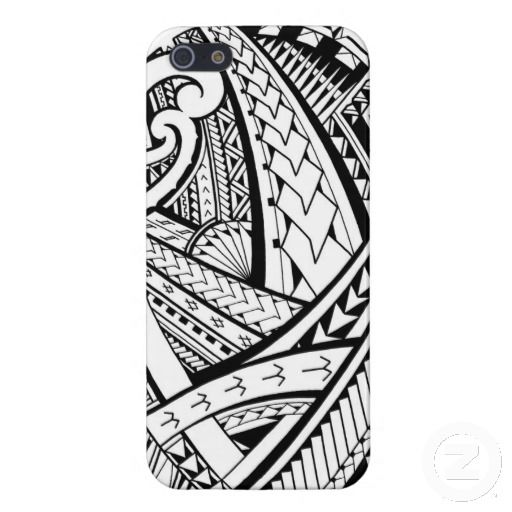 512x512 Samoan Tribal Tattoo Design With Spearheads Iphone Case Zazzle