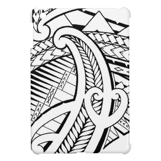 540x540 Samoan Tattoo Design With Maori Mixed Cover For The Ipad Mini