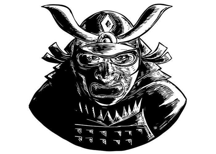 700x500 Samurai Armor Greeting Cards