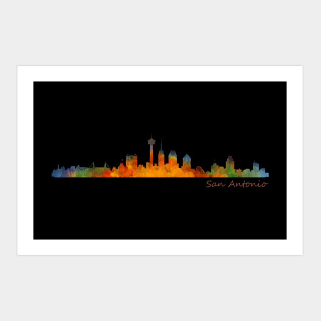 640x640 San Antonio Skyline Digital