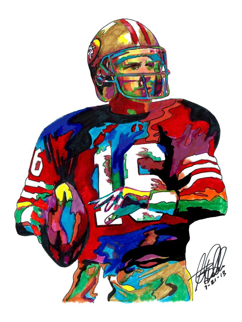 794x1059 joe montana san francisco quarterback football etsy