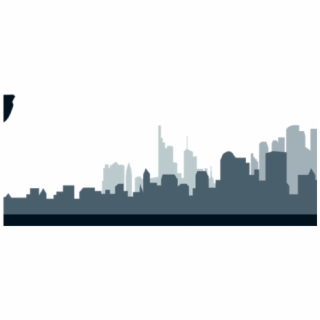 320x320 Hd City Skyline Silhouette Vector Free Download