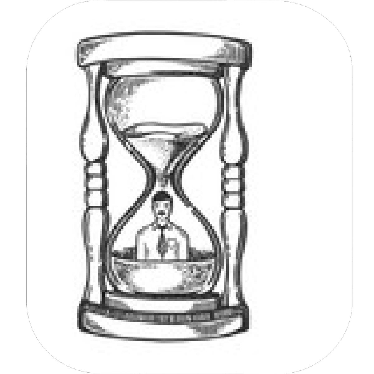 Sand Clock Drawing Free download on ClipArtMag