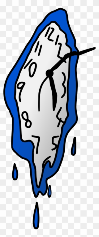 320x766 Hand Drawn Vector Melting Clock