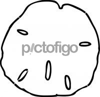 200x194 Conceptual Freehand Drawing Icon From Pictofigo For Sand Dollar