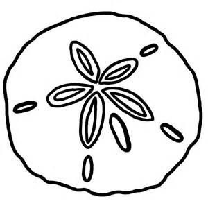 300x300 Sand Dollar Clipart Black And White