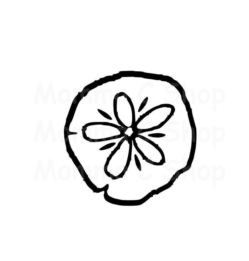 794x832 Sand Dollar Instant Digital Download Cutting Sea Etsy