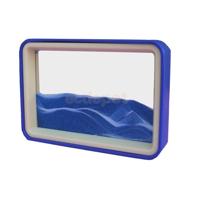 640x640 Floating Oil Liquid Bubbler Motion Timer Hourglass Flowing Sand