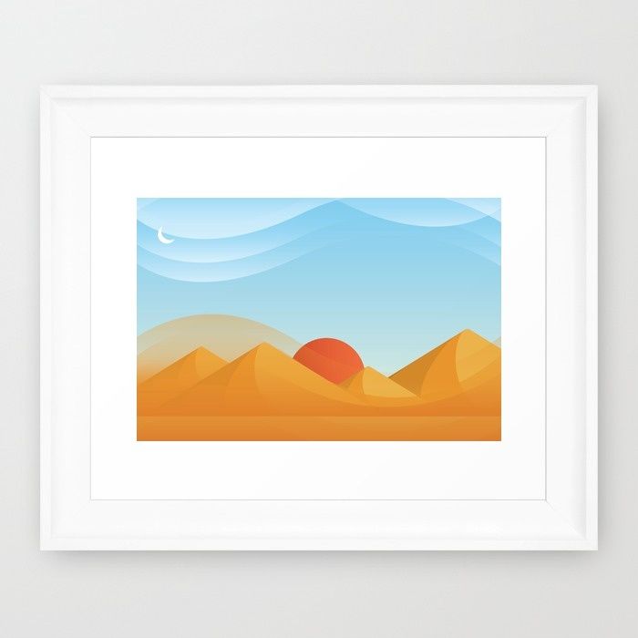 700x700 In The Desert Framed Art Print