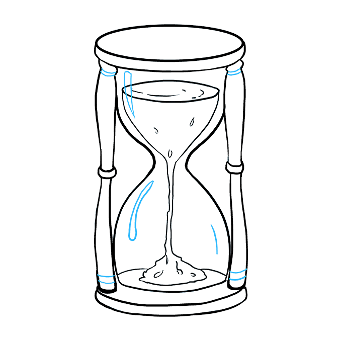 Sand Timer Drawing Free download on ClipArtMag
