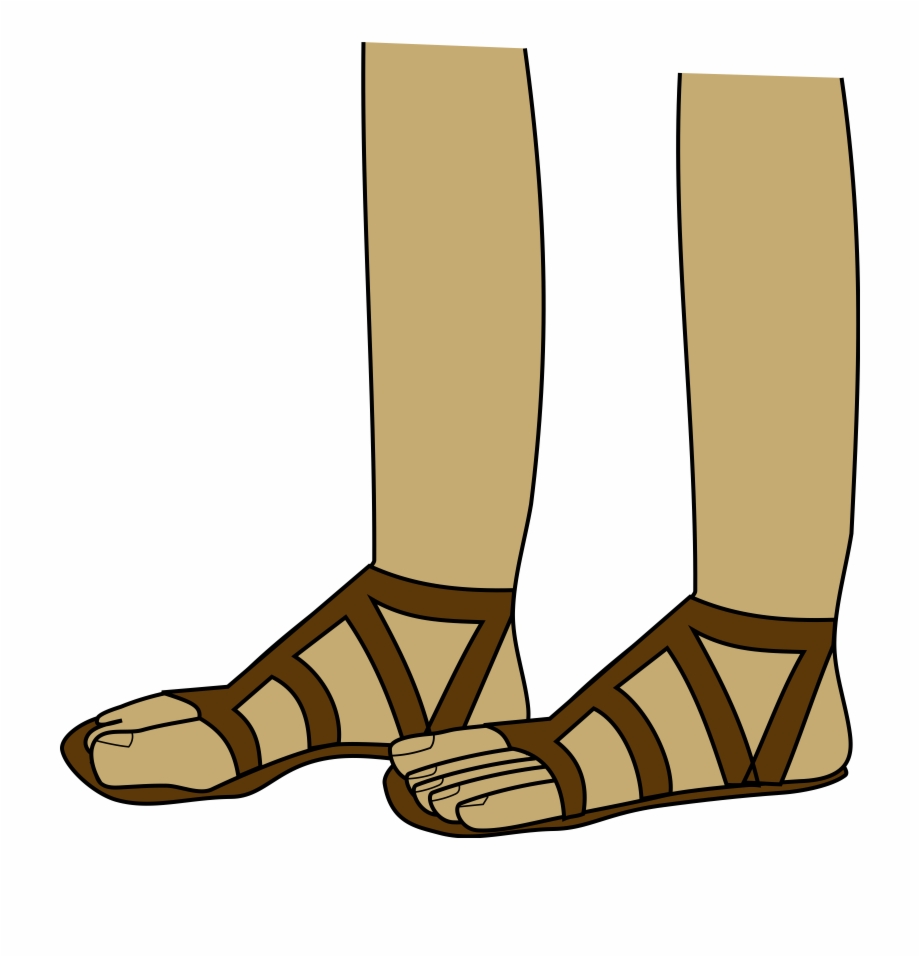 920x957 Sandals Clipart Foot Jesus