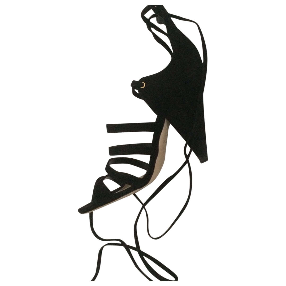 1210x1210 sandals tamara mellon black size eu in suede