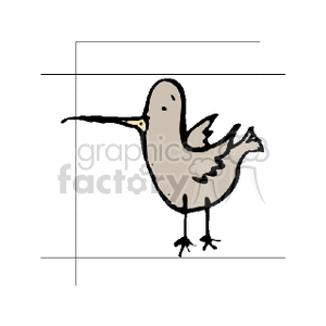 300x300 Cartoon Sandpiper In Flight Clipart Royalty Free Clipart