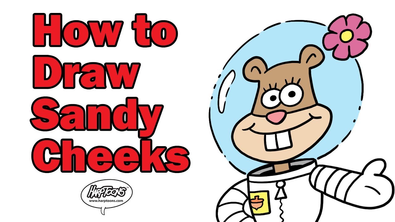 1280x720 how to draw sandy cheeks