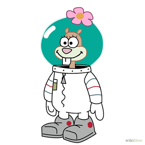 500x500 how to draw sandy cheeks from spongebob squarepants steps