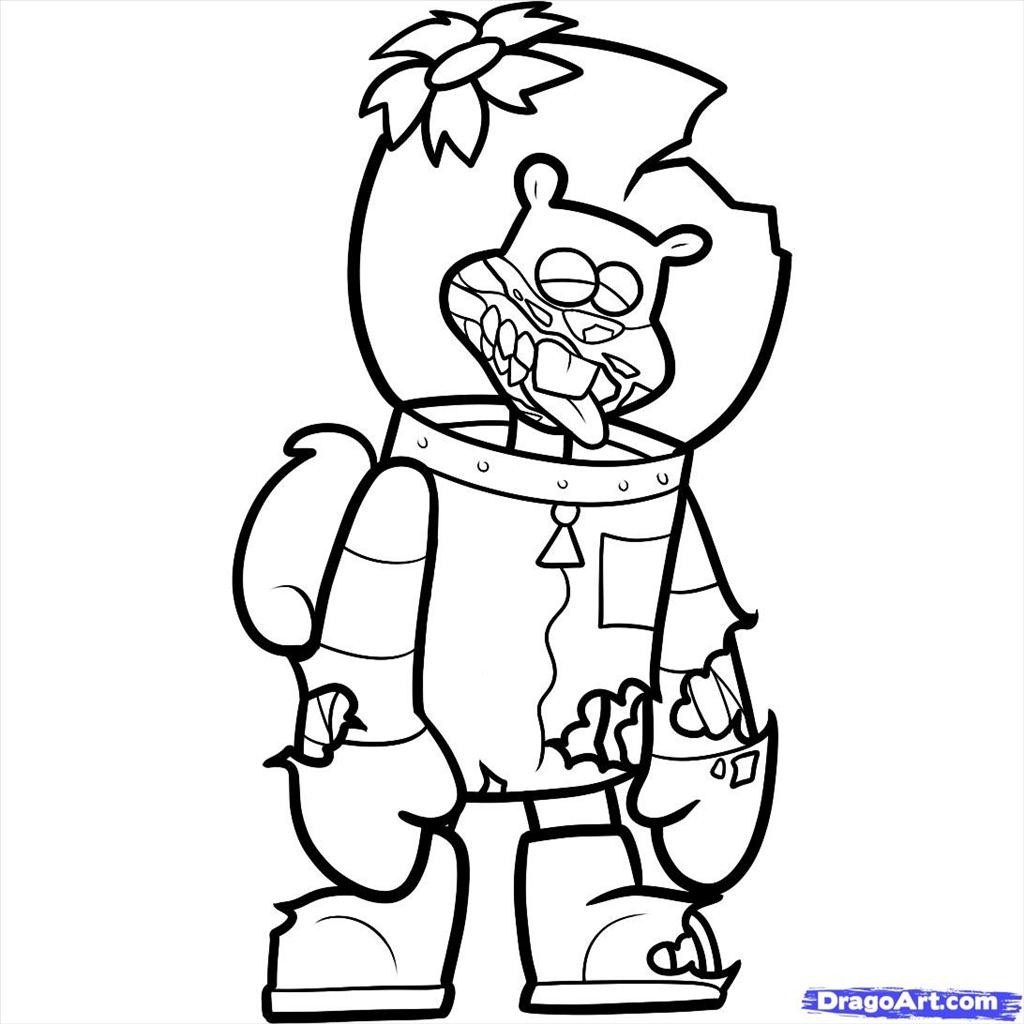 1024x1024 Spongebob Sandy Cheeks Coloring