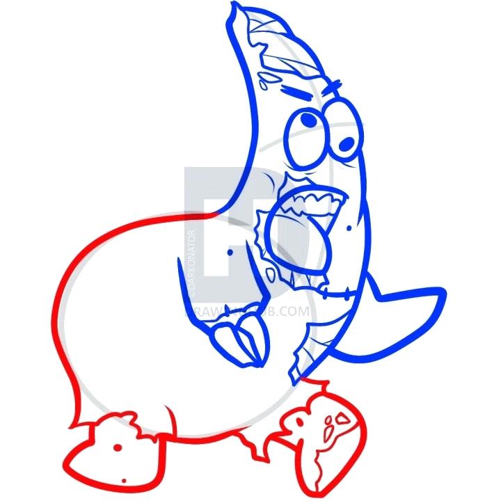 720x720 drawing of patrick how to draw sandy cheeks from steps cartoon