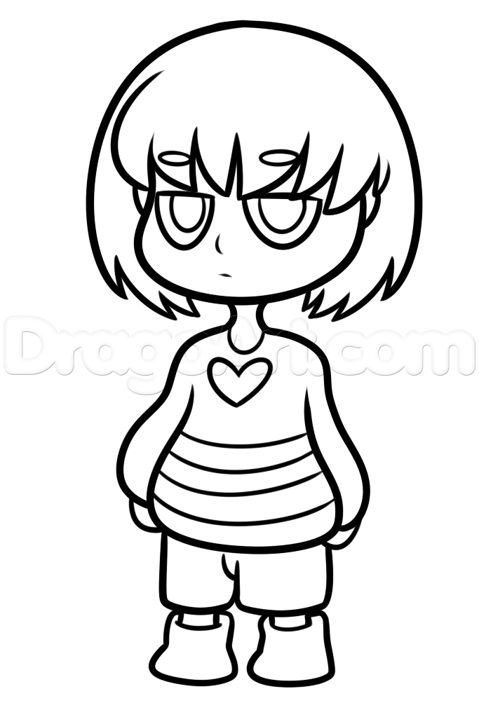 683x1013 Sans Lineart Simple For Free Download