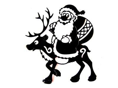 400x300 Reindeer Christmas Decorations Fireplace