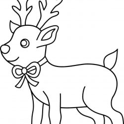 250x250 Drawing A Reindeer Head Christmas Easy Tutorial To Color Antlers