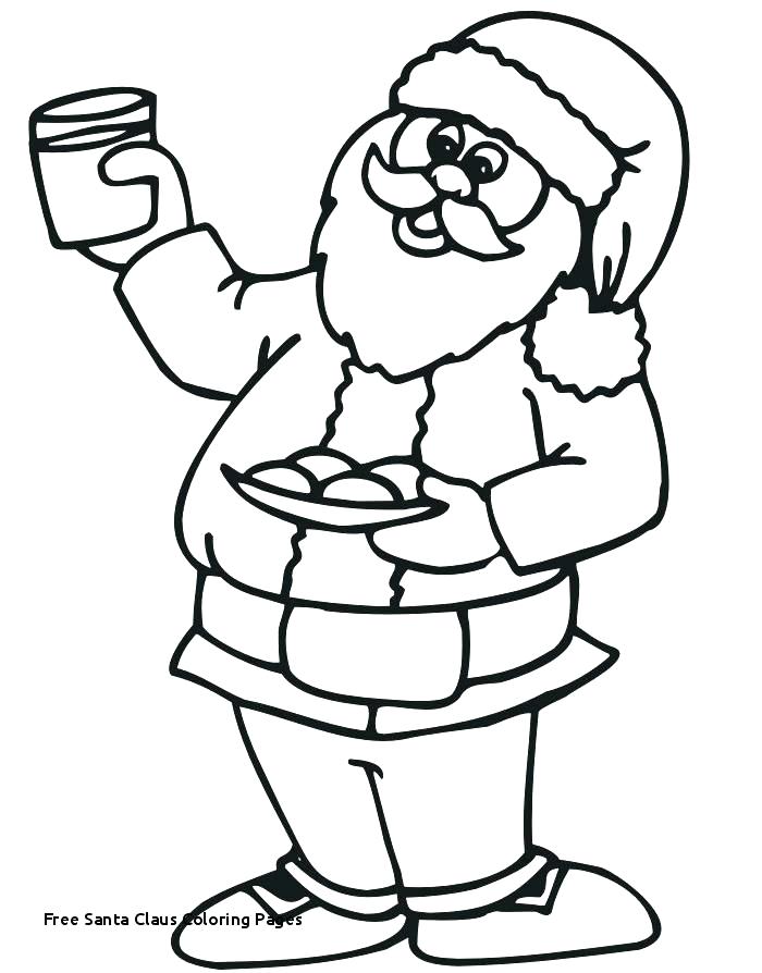 700x894 Free Santa Claus Coloring Pages Beautiful Easy Drawing