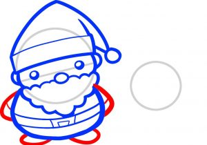 300x210 Easy Santa Drawing How To Draw Santa Claus Easy