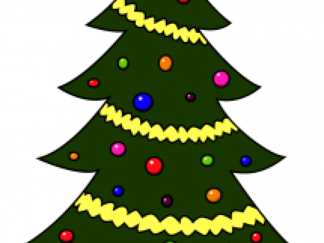 640x480 Hd Christmas Tree Drawing S