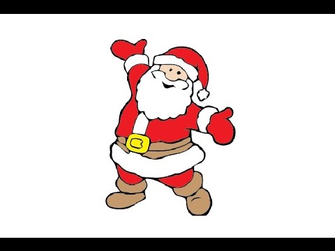 480x360 How To Draw A Santa Claus Easy Step