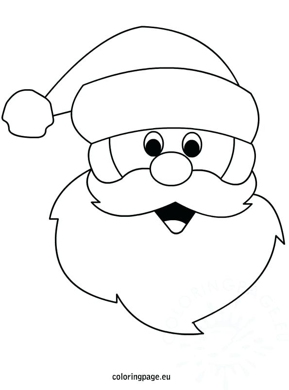 595x804 Santa Beard Coloring