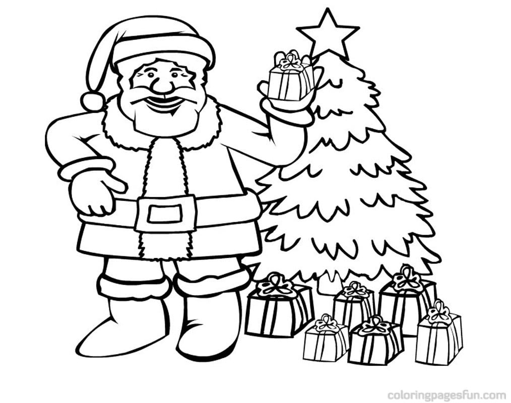 Santa Claus Drawing For Kids | Free download on ClipArtMag