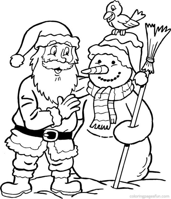 690x800 Santa Claus Coloring Book Santa Claus Drawing For Kids