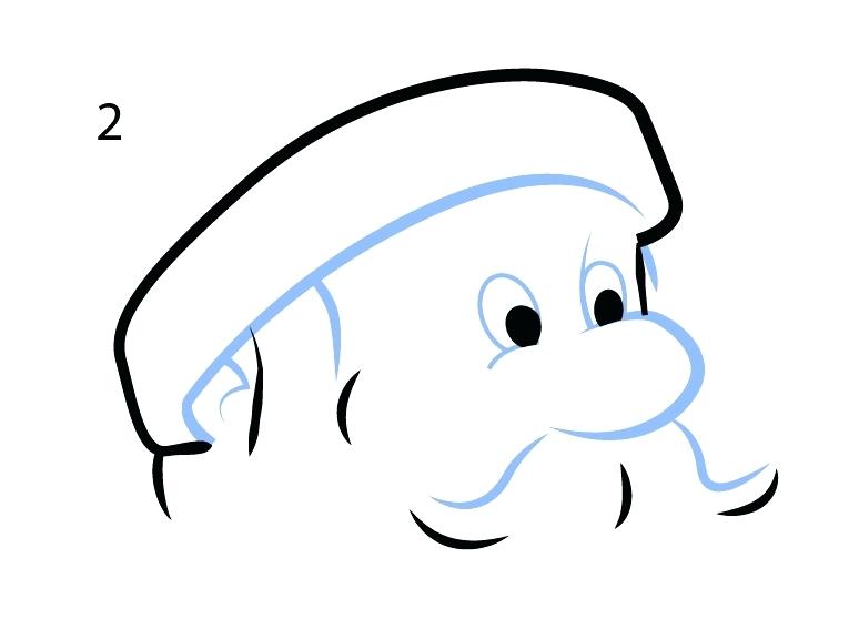 774x567 Drawing Santa Claus Easy Drawing For Kids How To Draw Santa Claus