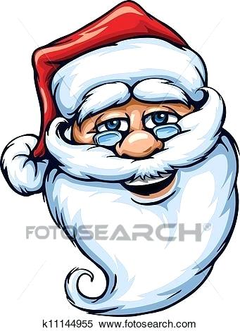 341x470 Drawing Of Santa Claus Face Free Outline Sketch How To Draw Santa