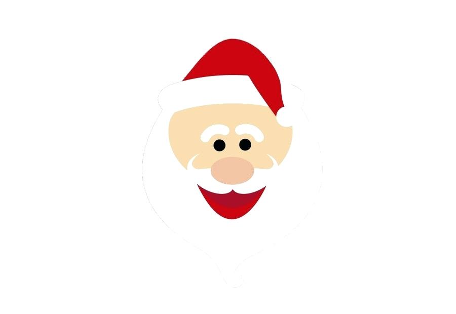 900x620 Santa Claus Face Cartoon