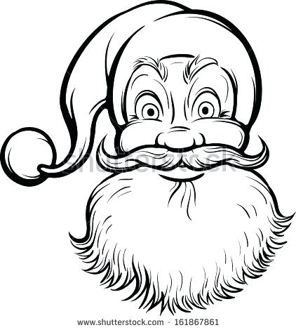 422x470 easy santa face easy santa face painting