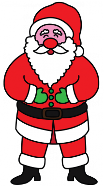 215x382 Great Santa Claus Picture! It's Not Difficult To Follow