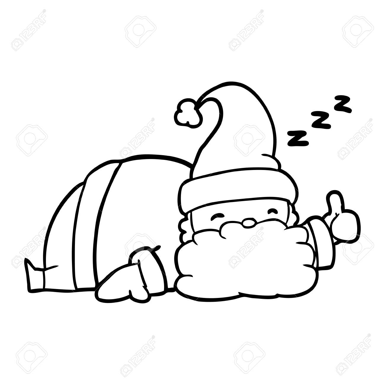 1300x1300 Huge Collection Of 'santa Line Drawing' Download More Than